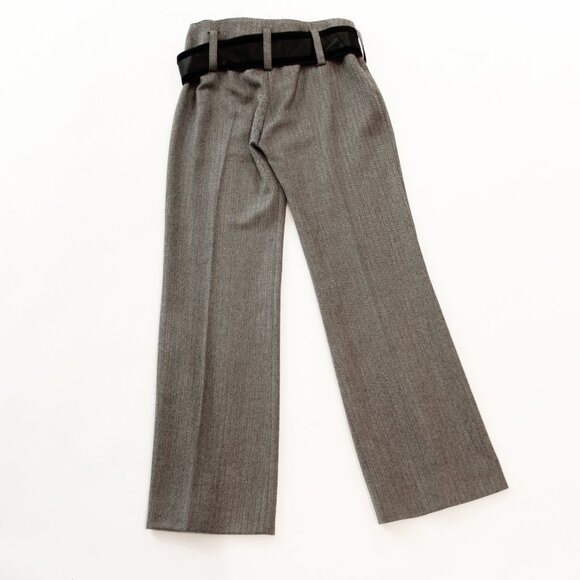Grail Item! Chloé Runway Wool Pants | Fall 2004 Phoebe Philo Y2K Era w Sash Belt - Picture 5 of 11